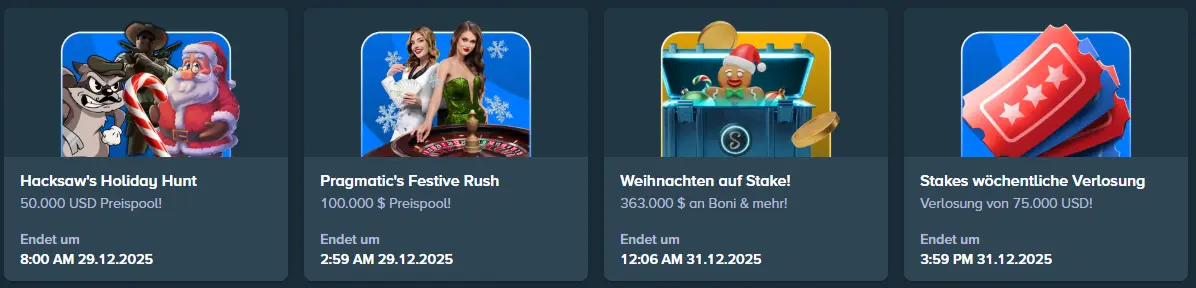 verfügbare Aktionscodes STAKE CASINO
