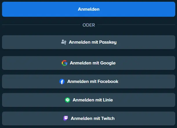 Konto im STAKE CASINO
